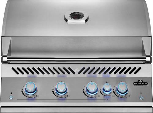 BIG32 - 5 Brûleurs avec brûleur arrière infrarouge + rôtissoire - Inox - 2399,00€ TTC