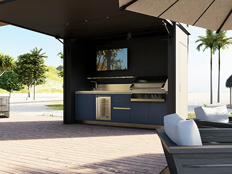 Cuisine d'extérieur Kiosque