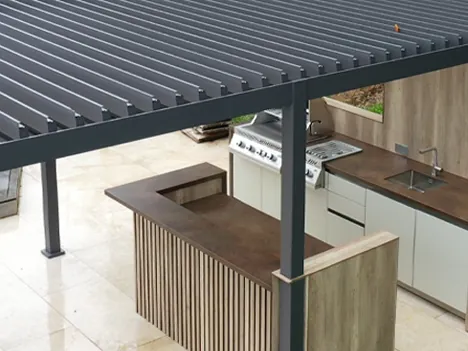 Cuisine d'extérieur Pergola