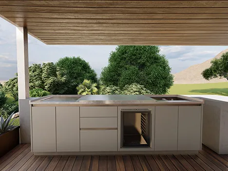 Cuisine d'extérieur Terrasse